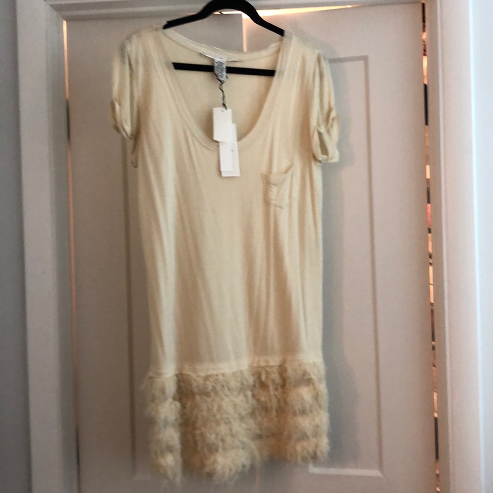 DVF dress in cream